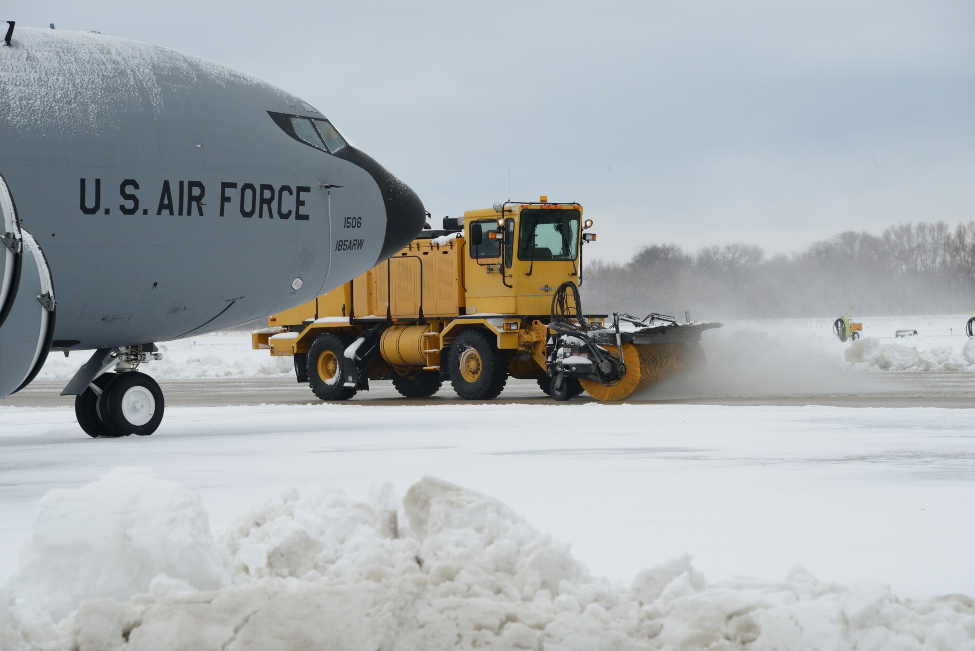 Clearing snow