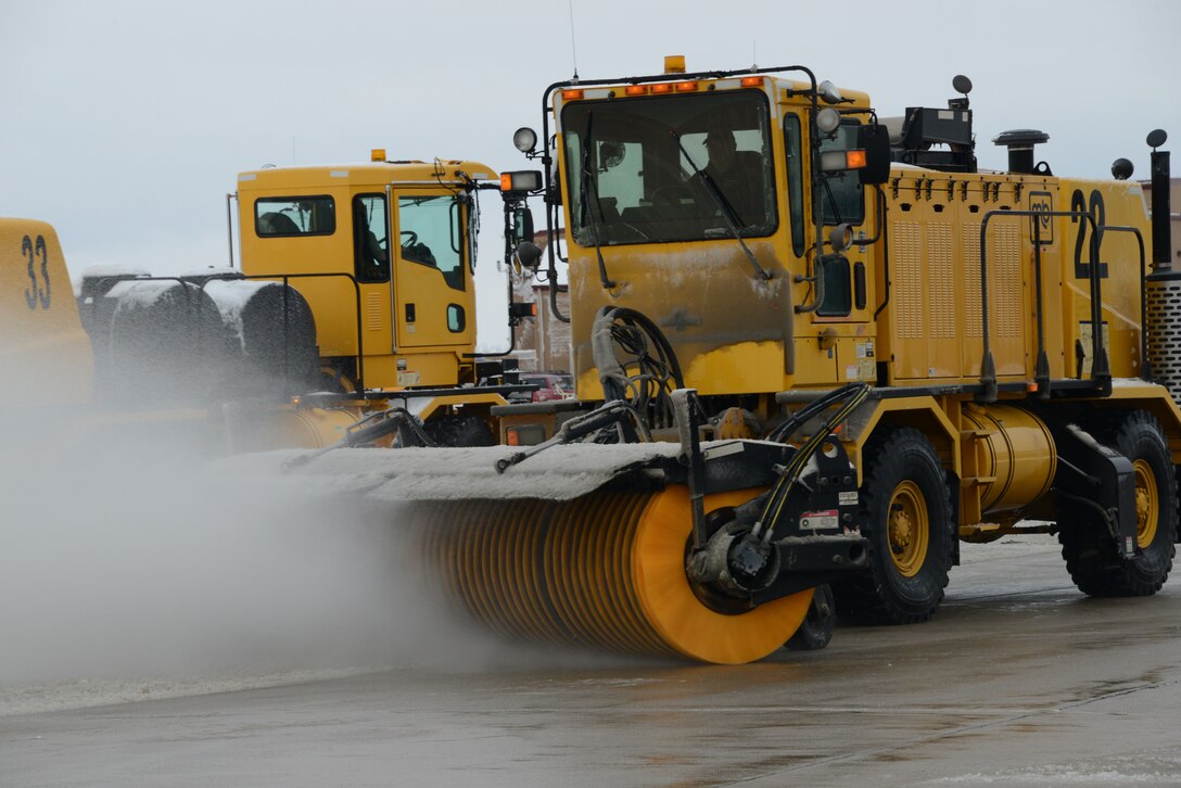 Clearing snow