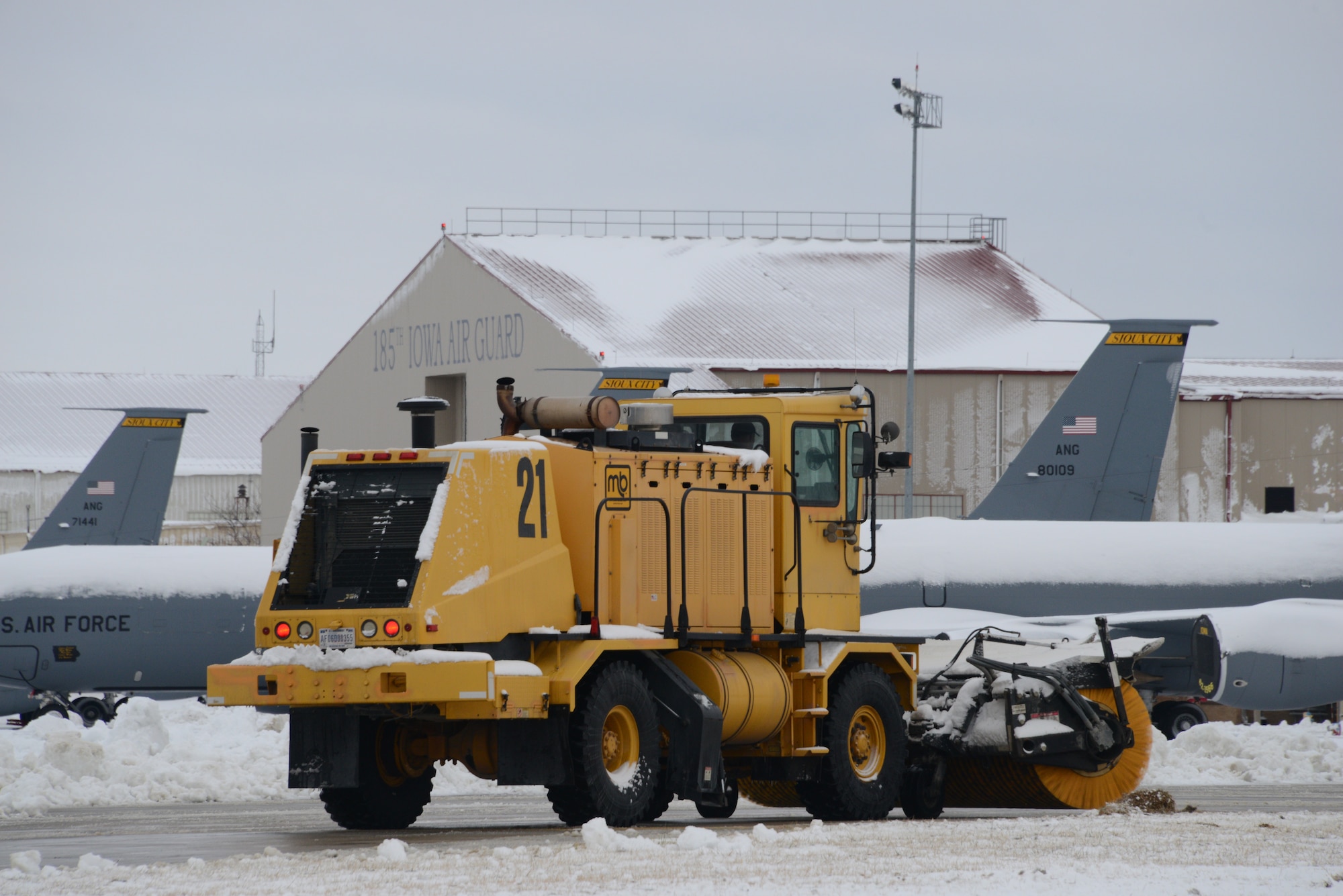 Clearing snow