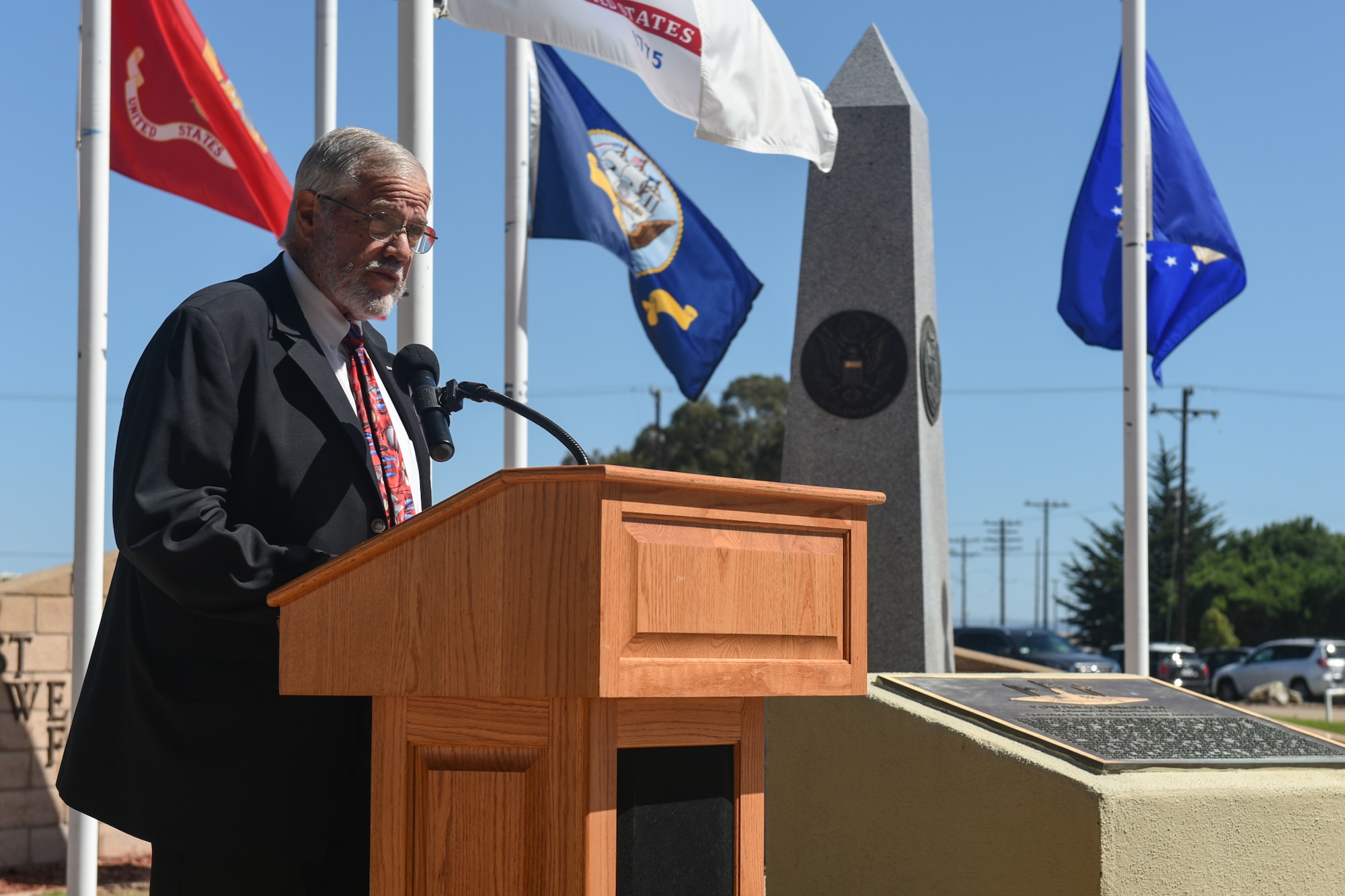 Photo from the POW/MIA Remembrance Week Closing Ceremony at Vandenberg Air Force Base.