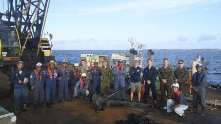 Lost at Sea: Okinawan Military Contractors to Salvage a Lost Anchor off Shore of White Beach