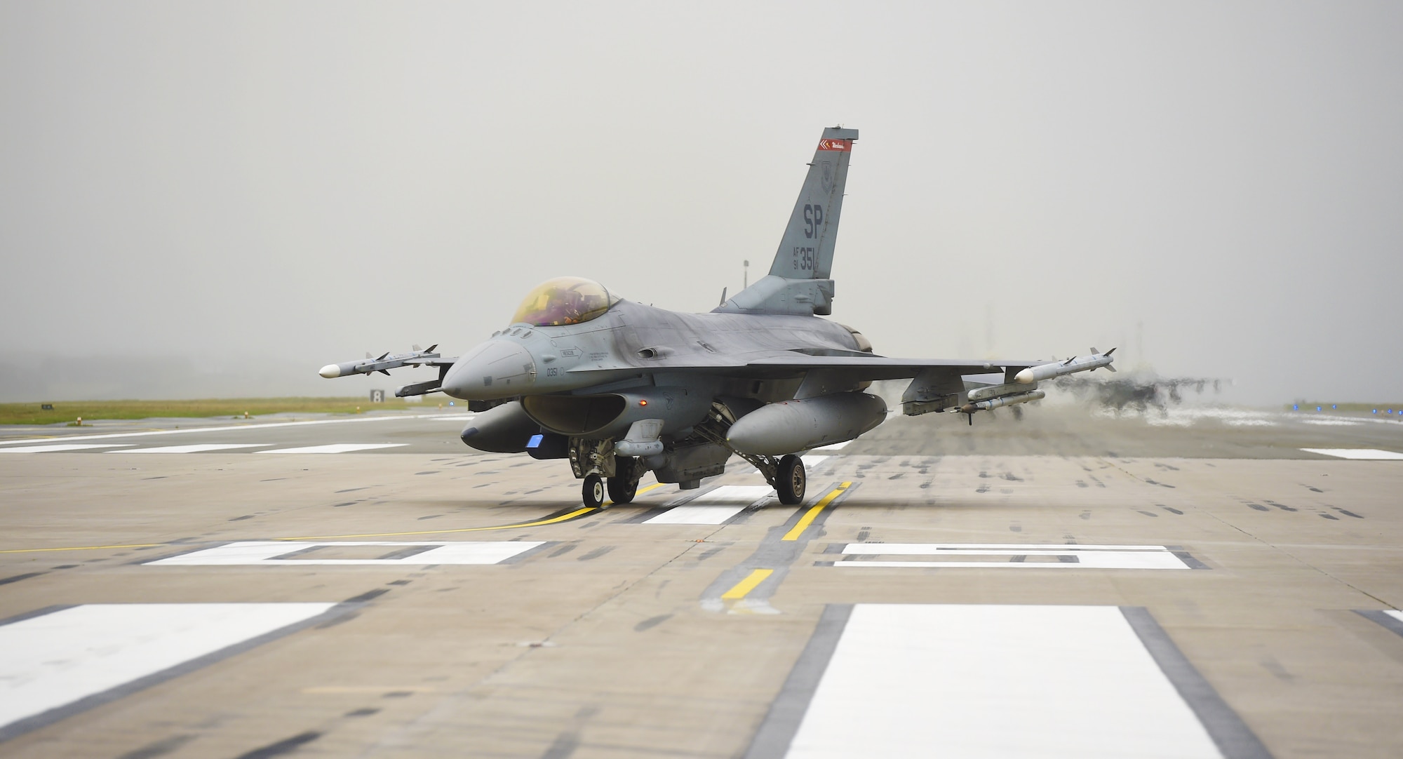 The training event exhibited the 52nd Fighter Wing's ability to generate large number of aircraft, and is an effective deterrent to threats by demonstrating a show of force.