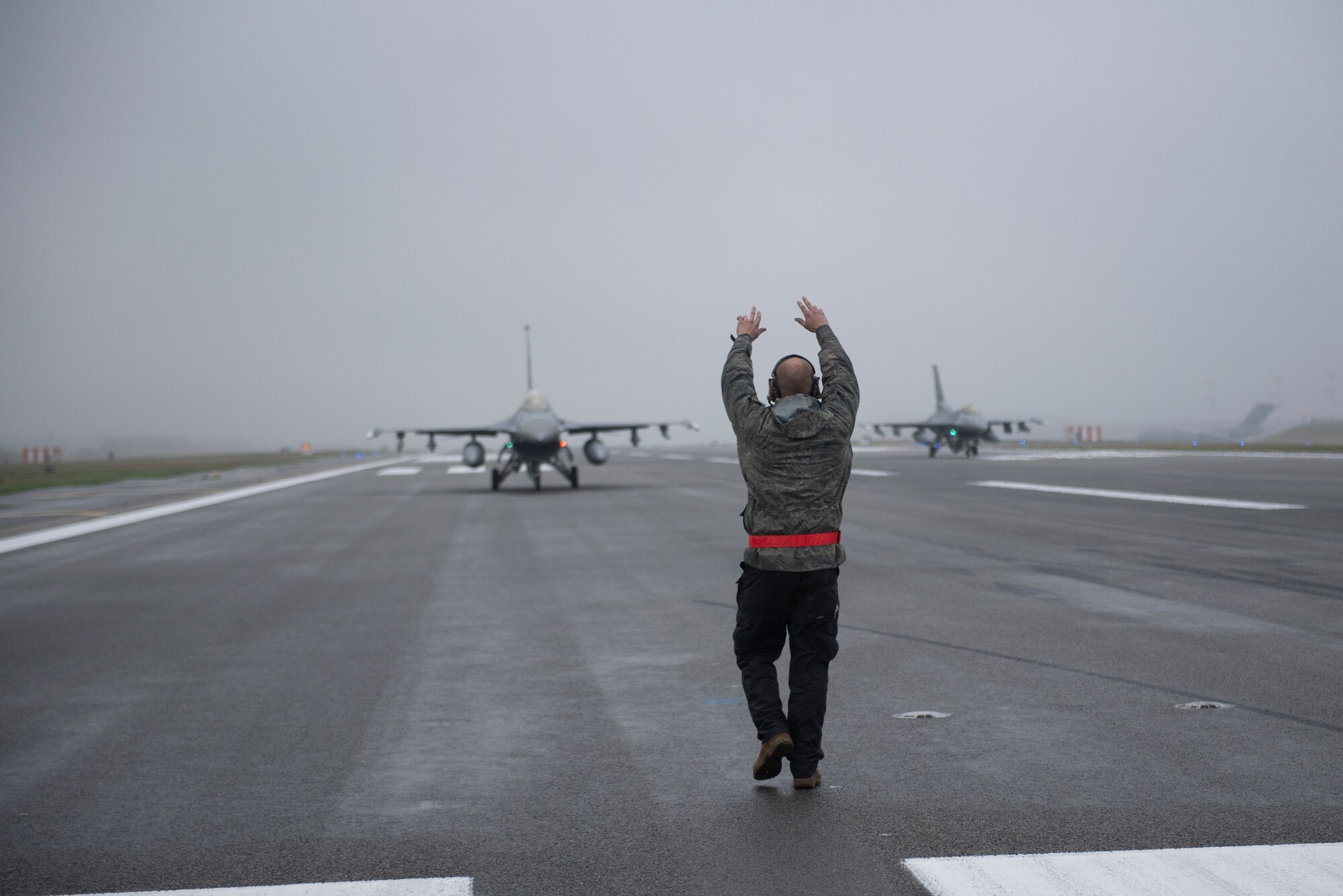 The training event exhibited the 52nd Fighter Wing's ability to generate large number of aircraft, and is an effective deterrent to threats by demonstrating a show of force.