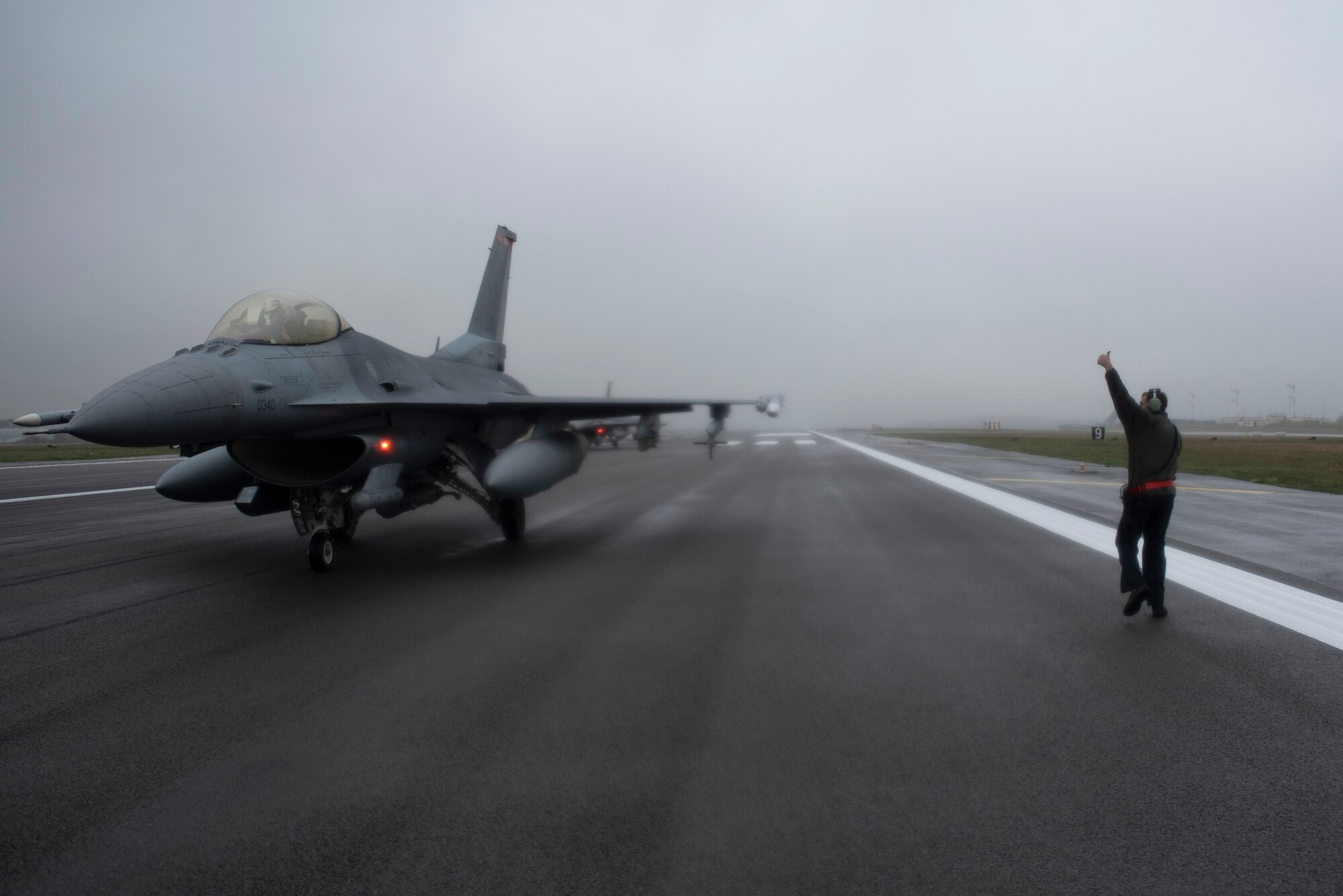 The training event exhibited the 52nd Fighter Wing's ability to generate large number of aircraft, and is an effective deterrent to threats by demonstrating a show of force.