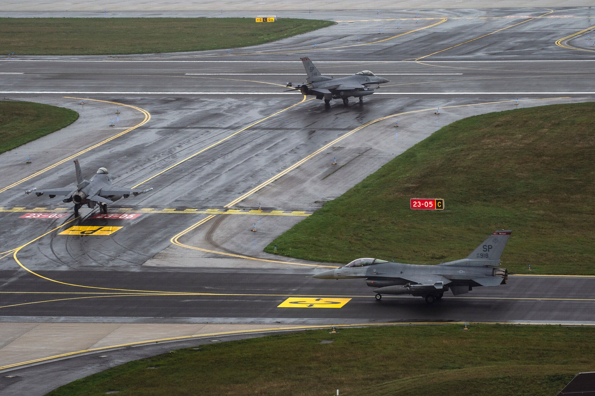 The training event exhibited the 52nd Fighter Wing's ability to generate large number of aircraft, and is an effective deterrent to threats by demonstrating a show of force.