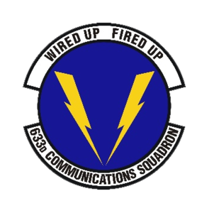 633d Communications Squadron shield