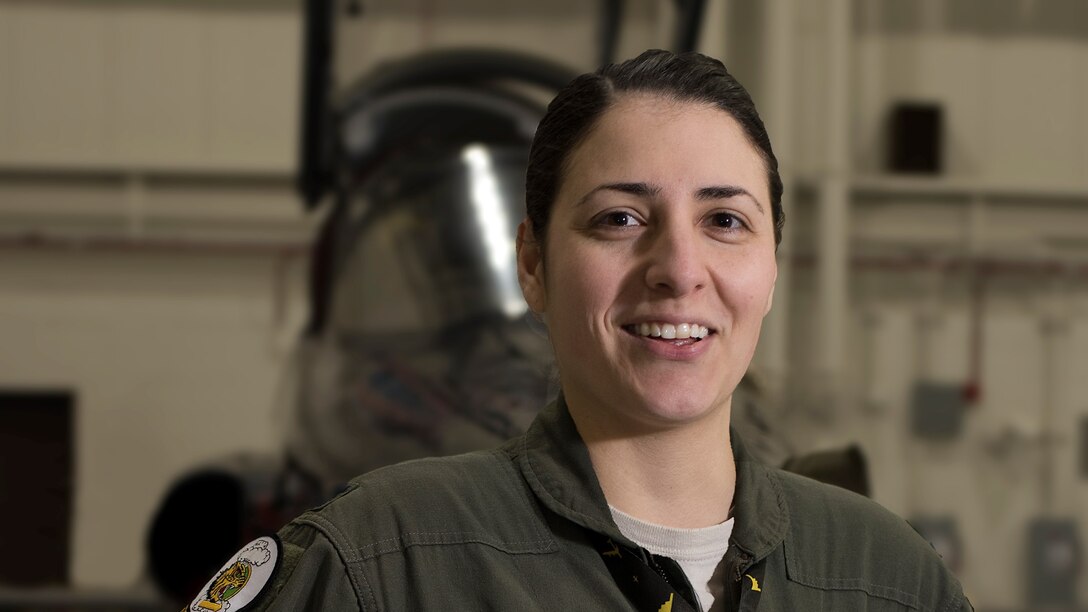 Capt. Lauren Kolod, assigned to the 393rd Bomb Squadron, poses for a portrait on Feb. 19, 2019, at Whiteman Air Force Base, Missouri. Kolod is one of six female pilots assigned to Whiteman. (U.S. Air Force photo by Staff Sgt. Kayla White)