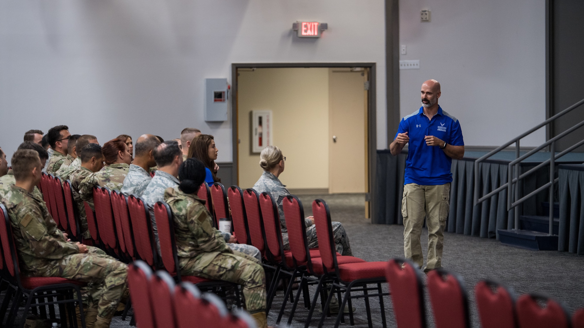 Air Force Wounded Warrior Program ambassador visits Barksdale
