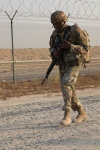 Public Affairs Soldier Completes 12-Mile Ruck March