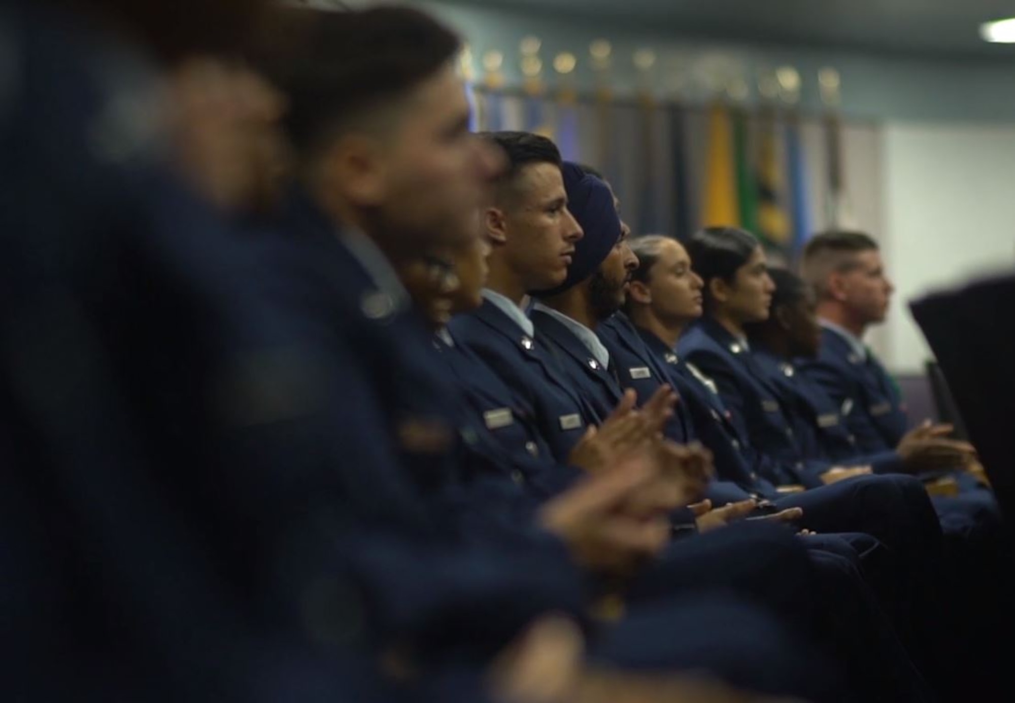 Airman 1st Class Sunjit Rathour earns his Security Forces beret as the first Sikh Airman to secure full religious accommodation, starting at Basic Military Training through Security Forces Apprentice Course, to wear a turban and remain unshaven in uniform. He graduated Security Forces technical training at Joint Base San Antonio, Lackland September 26, 2019.