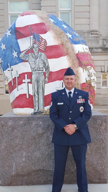 Tech. Sgt. Jack Tucker, 325th Fighter Wing occupational safety manager, poses for a photo. Tucker has served as an occupational safety manager at Tyndall Air Force Base, Florida, and risk management is a priority in both his personal and professional life due to an experience he had as a teenager growing up in central Alabama. (Courtesy Photo)