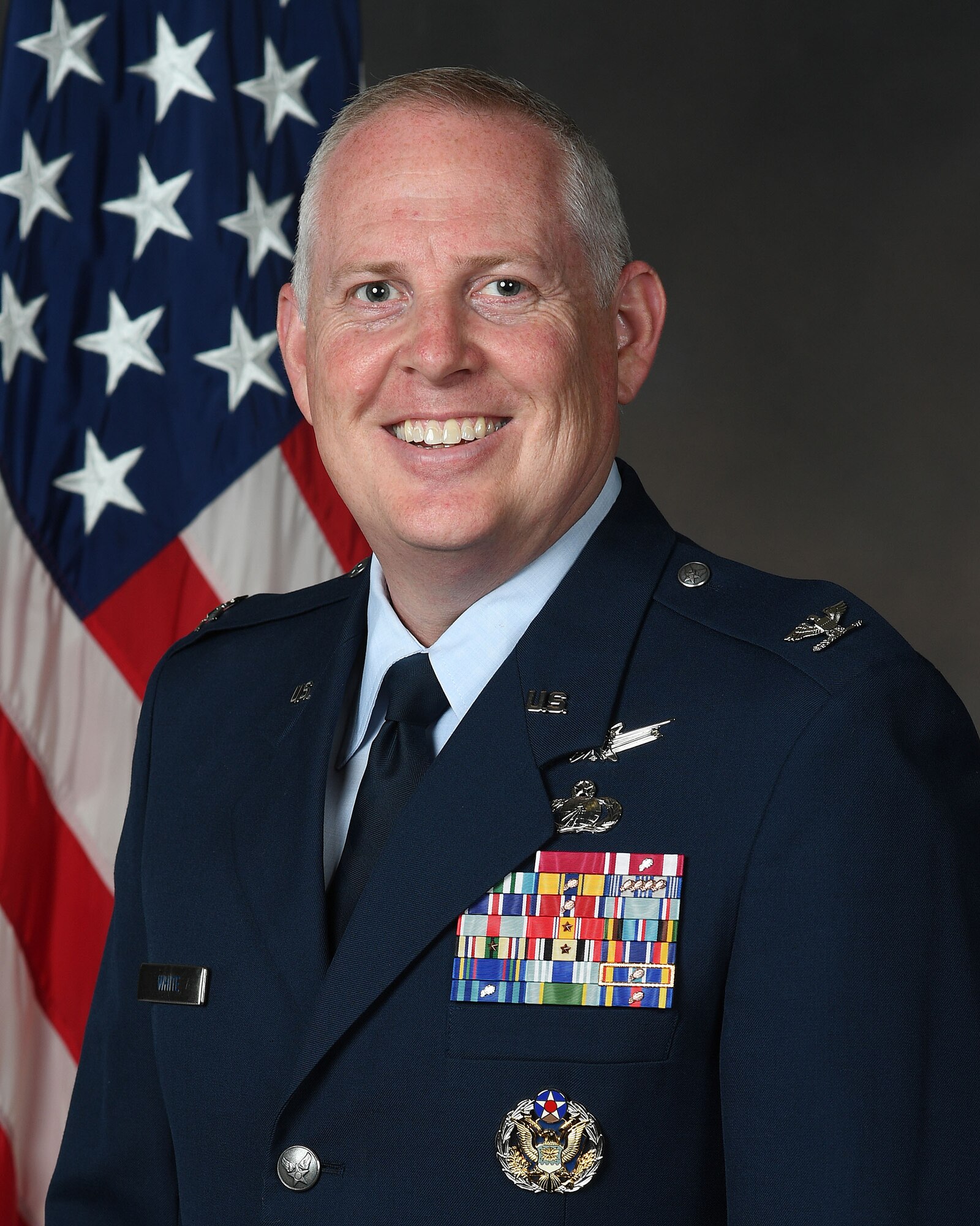 Col. Dale White was appointed the Program Executive Officer for the newly created Advanced Aircraft Directorate during an Oct. 2, 2019 ceremony at Wright-Patterson Air Force Base, Ohio.