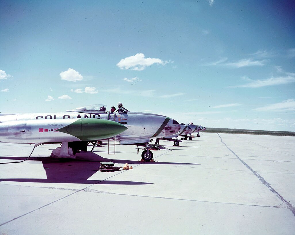 Aircraft that have flown in the Colorado Air National Guard.