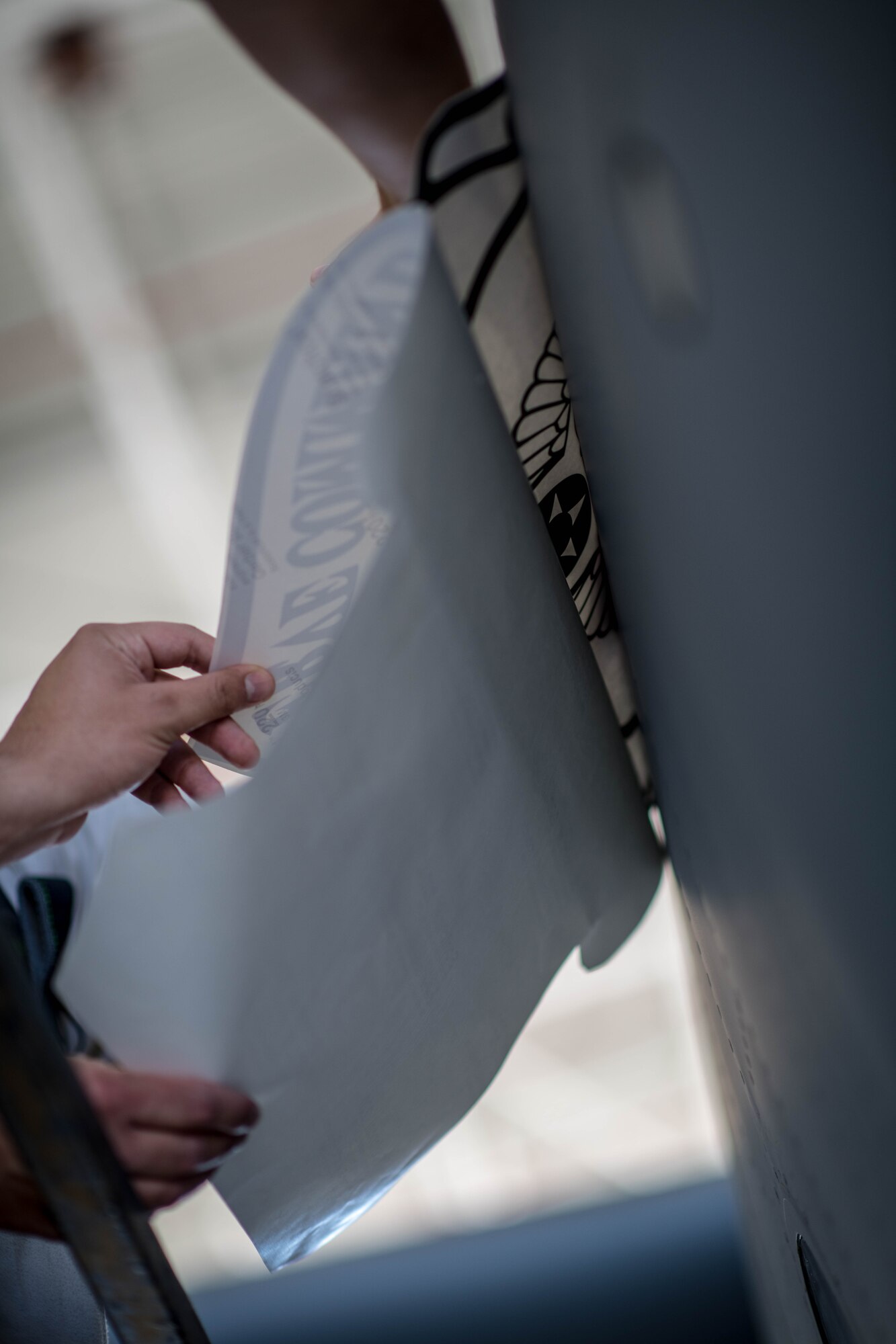 Each aircraft is adorned with the Air Force Reserve Command shield decal to designate the Air Force command that the aircraft is assigned to, as well as Youngstown Air Reserve Station's tail flash to designate aircraft's installation.