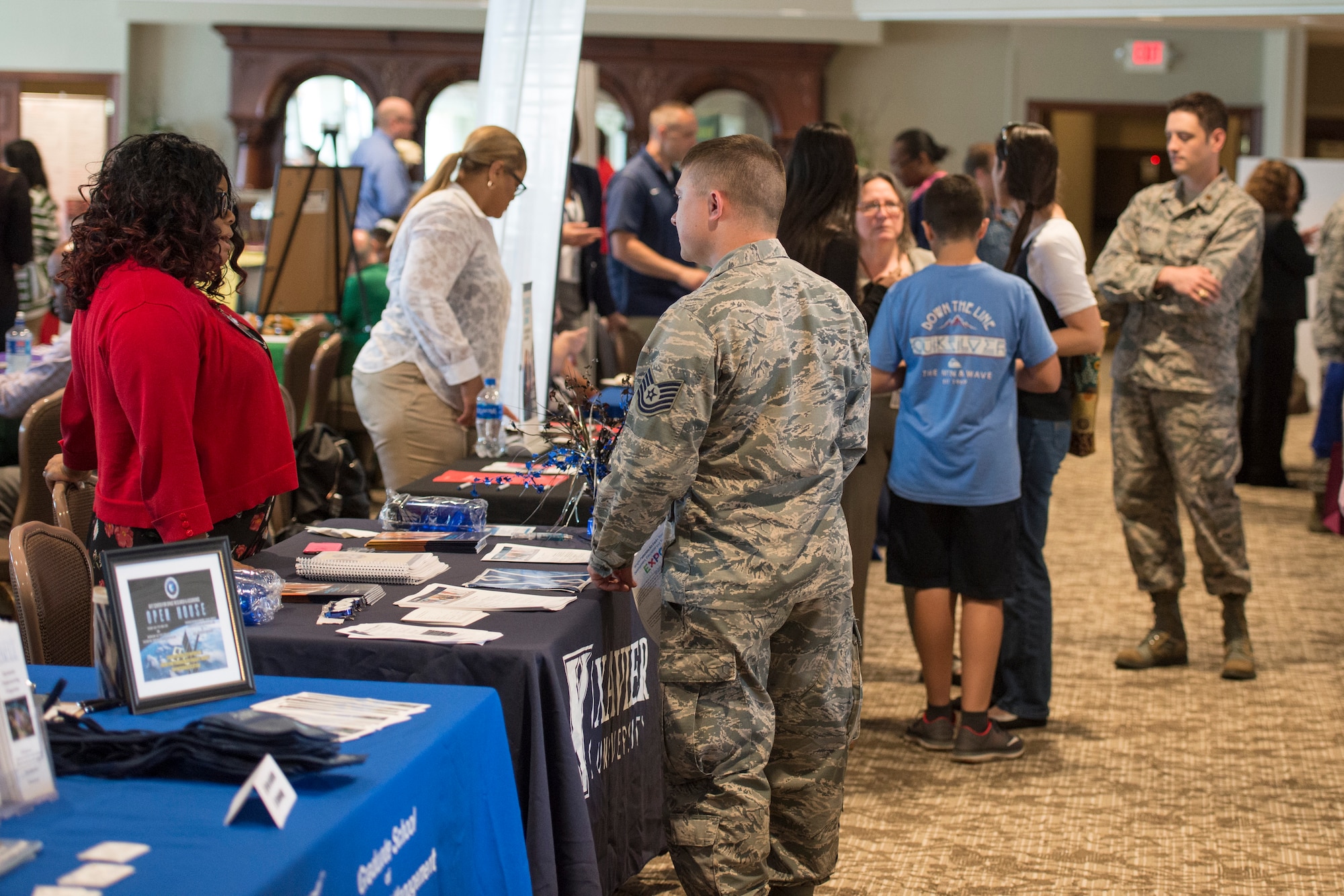Advisors from more than 50 colleges will be on hand to provide information on educational development opportunities and various career programs at the annual 88th Force Support Squadron’s Education and Training Fair on Thursday, Oct. 24 from 10 a.m. to 2 p.m. at the National Museum of the United States Air Force. (U.S. Air Force photo/Wesley Farnsworth)