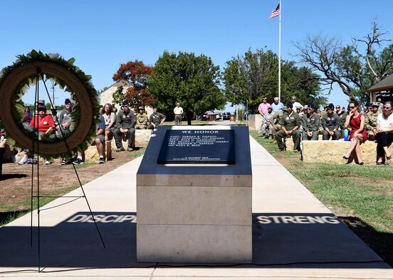 Airmen assigned to Dyess Air Force Base, Texas, gather for the TORQE 62 Memorial Run Oct. 2, 2019.