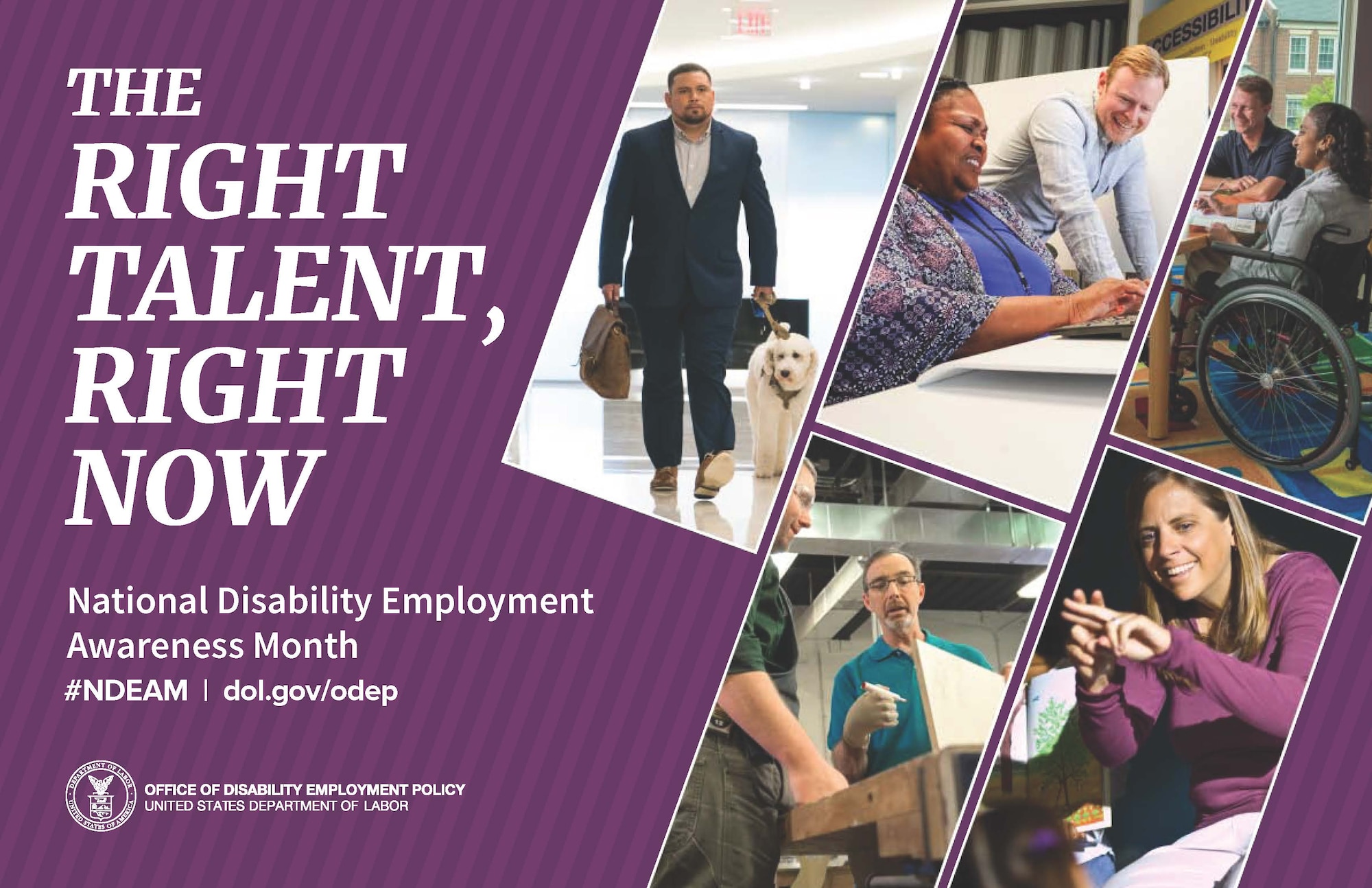 National Disability Employment Awareness Month is a nationally recognized awareness campaign.