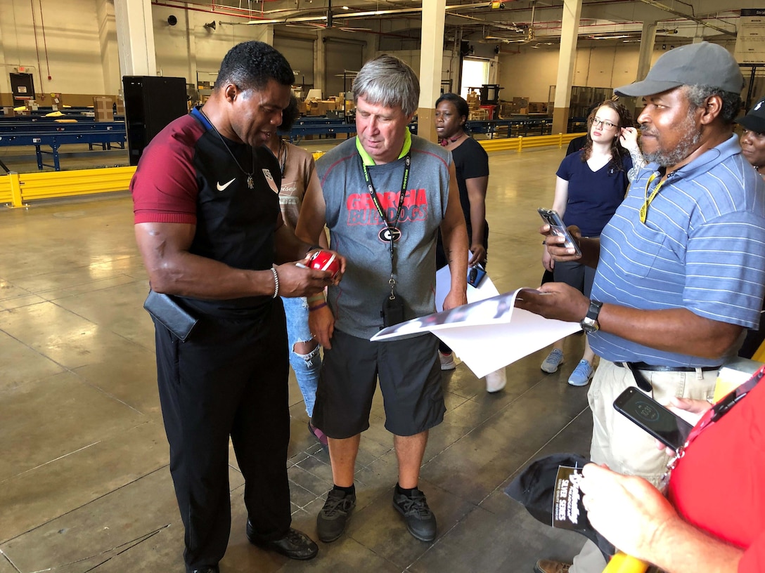 Herschel Walker brings a message of hope