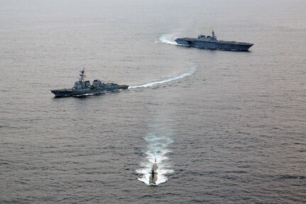 USS Oklahoma City Participates in Exercise Malabar with JMSDF and Indian Navy