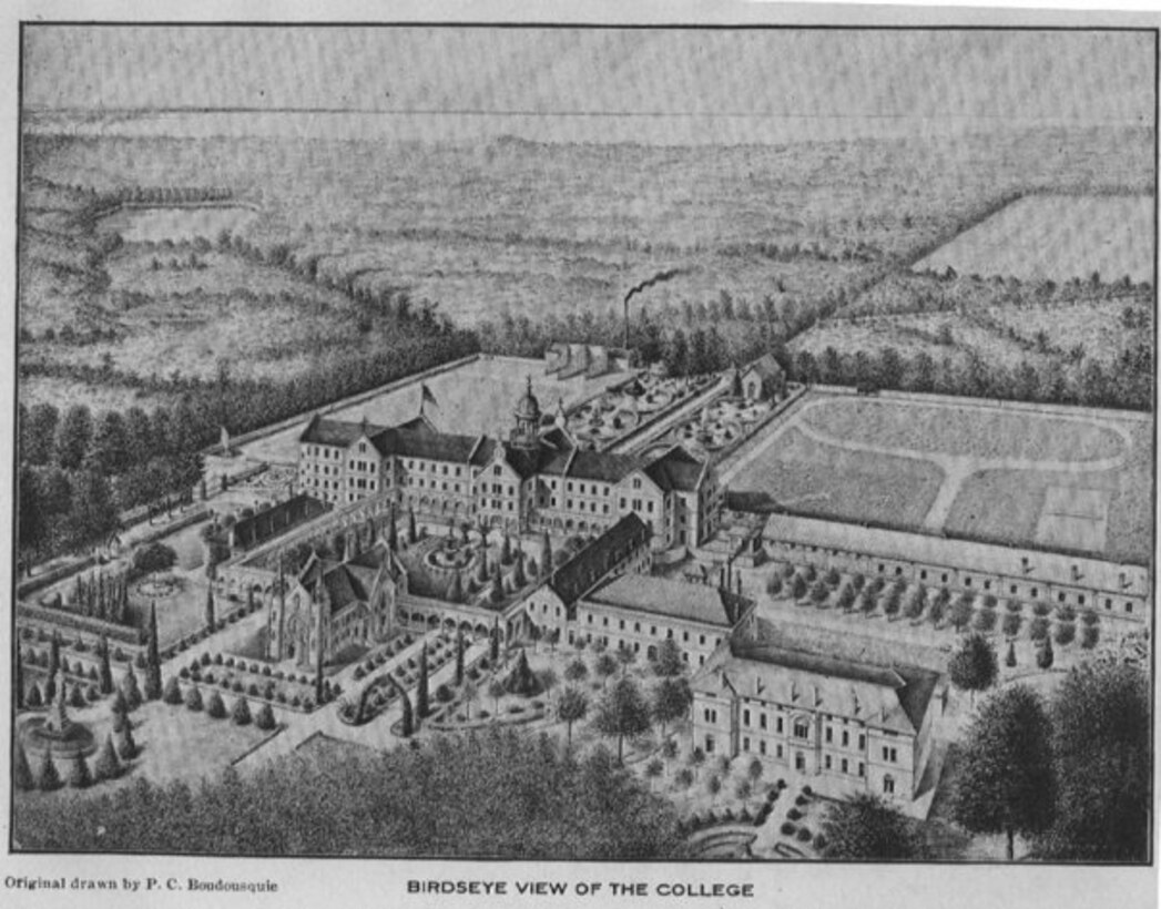 Drawing of Springhill College