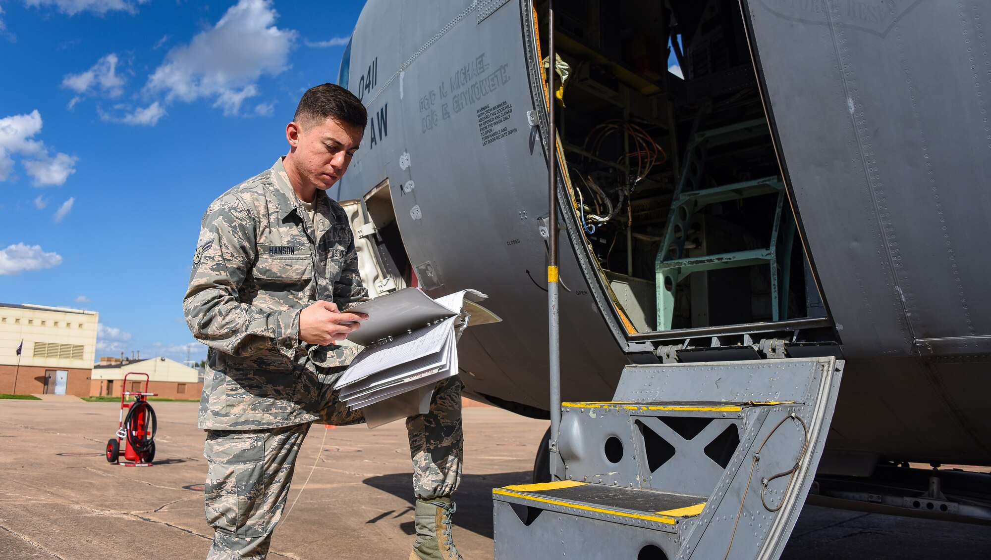Hanson aces 365th Training Squadron's instruments and flight controls apprentice course