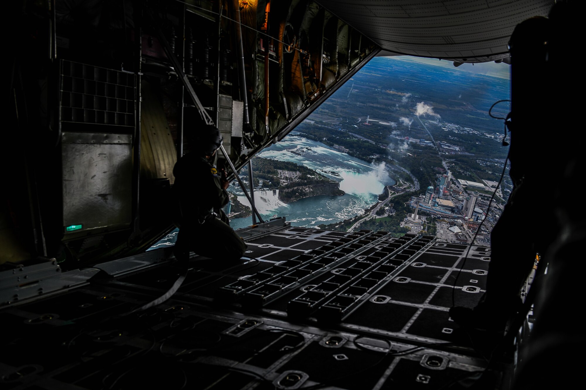 Youngstown Air Reserve Station provided two C-130H Hercules aircraft for spouse flights on Oct. 4, 2019. Spouse flights are offered at the wing commander’s discretion to military spouses on an installation at different times throughout the year.