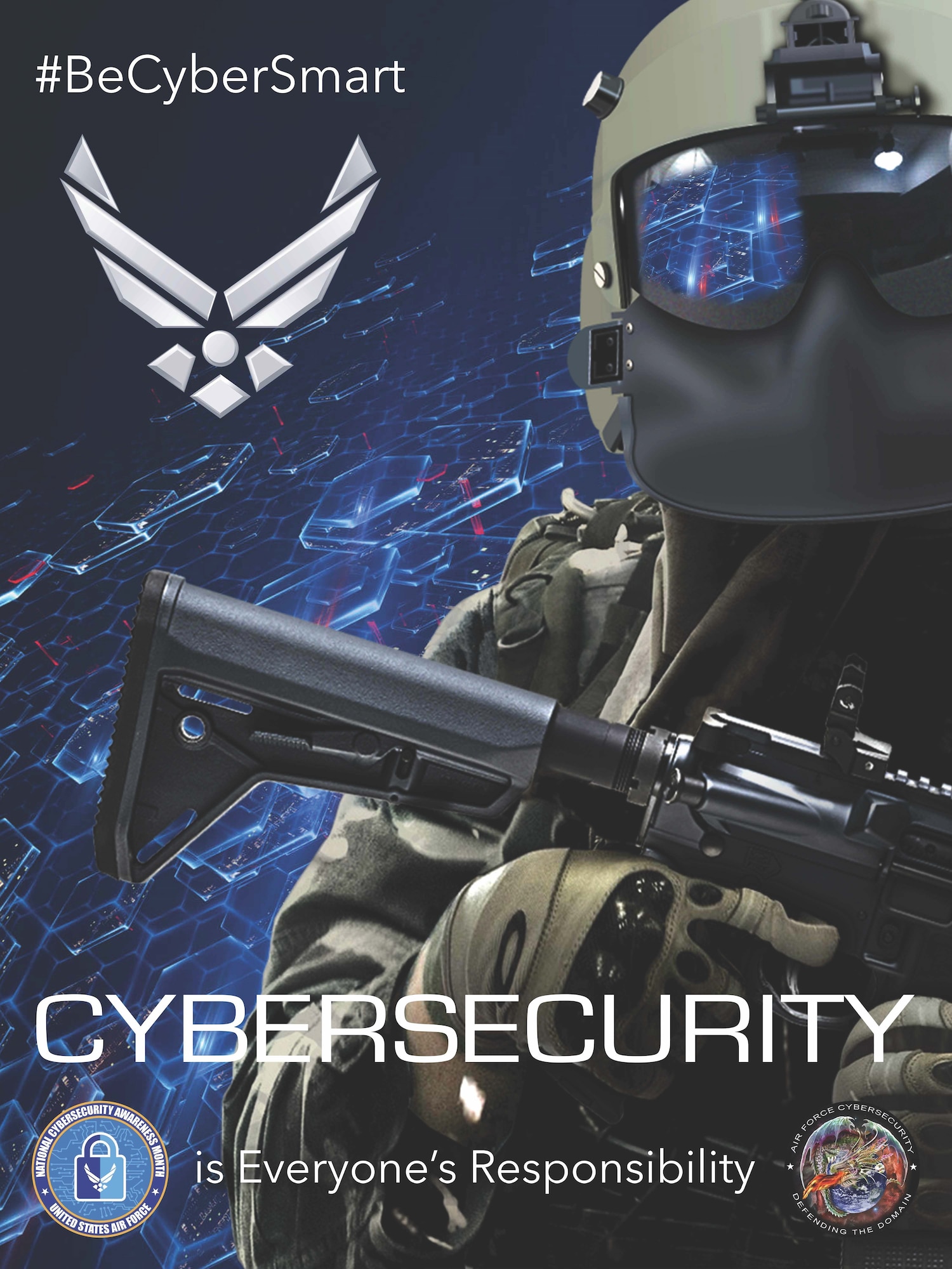 Air Force observes National Cybersecurity Awareness Month in October.
