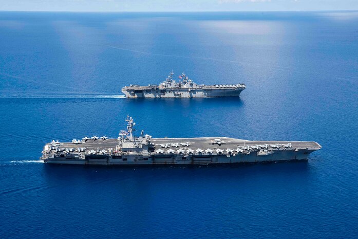 Ronald Reagan CSG, Boxer ARG Provide Ready, Capable Forward Presence in Indo-Pacific