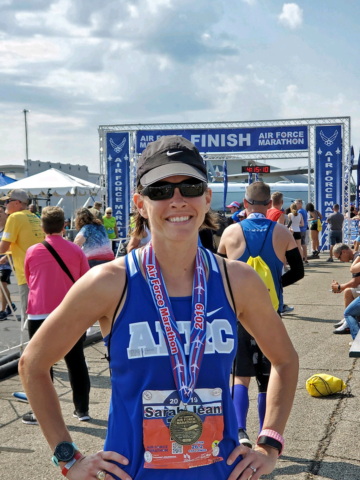 Reservist takes on Air Force Marathon