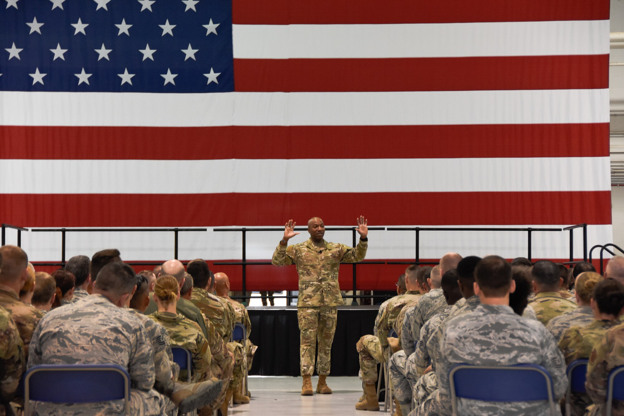 CMSAF Wright visits 442d Fighter Wing