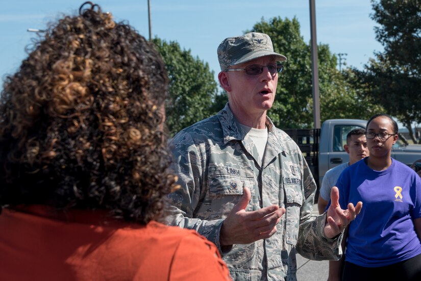 To help raise awareness and in an effort to prevent future suicides, Airmen, family and friends participated in the H.O.P.E. Walk at Joint Base Langley-Eustis, Virginia, September 27, 2019.