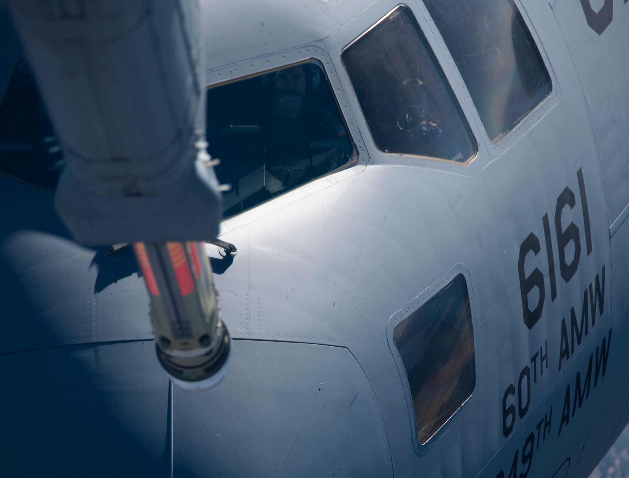 Travis Air Force Base aircraft refueling and flyover for the 2019 Capital City Airshow.