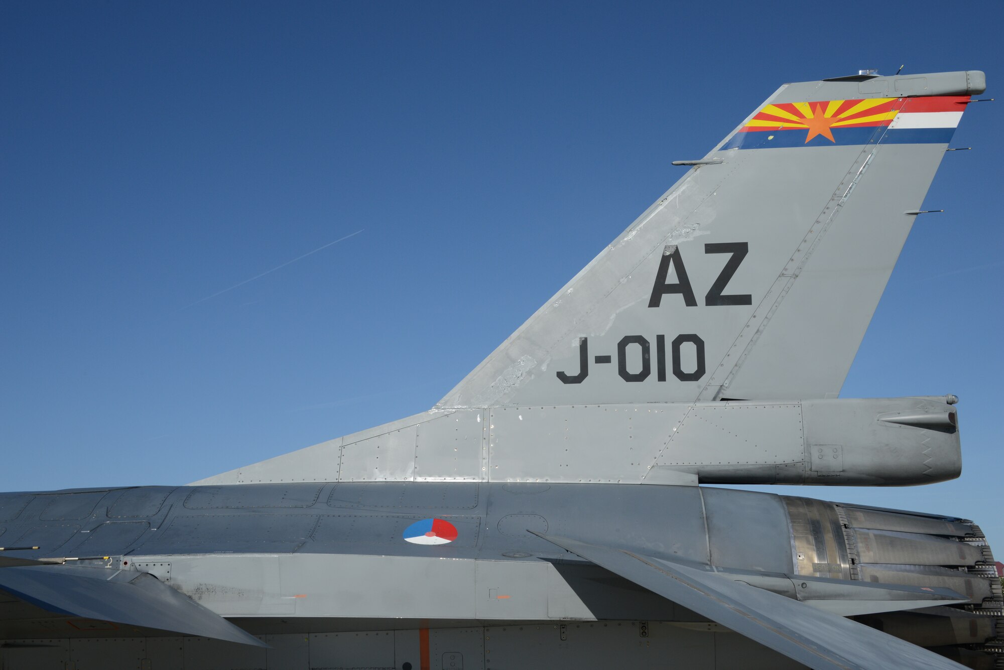 RNAF F-16 arrives for painting