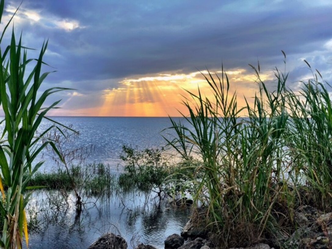 Lake Okeechobee at sunset