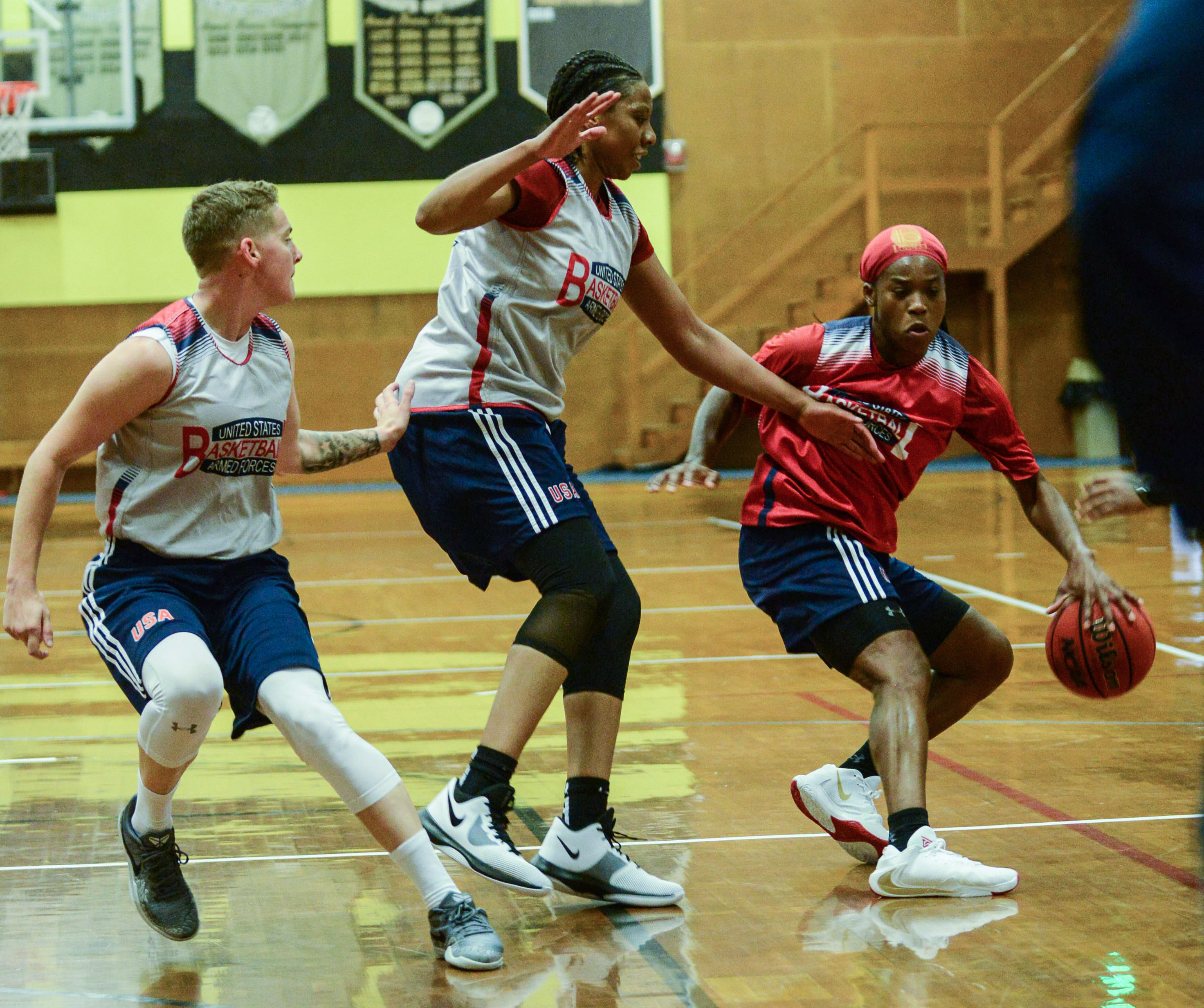 Armed Forces Women S Basketball Team Shoots For Gold U S