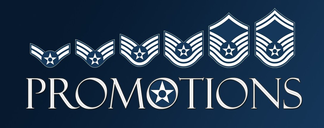 403rd Wing monthly promotions. (U.S. Air Force graphic by Lt. Col. Marnee A.C. Losurdo)