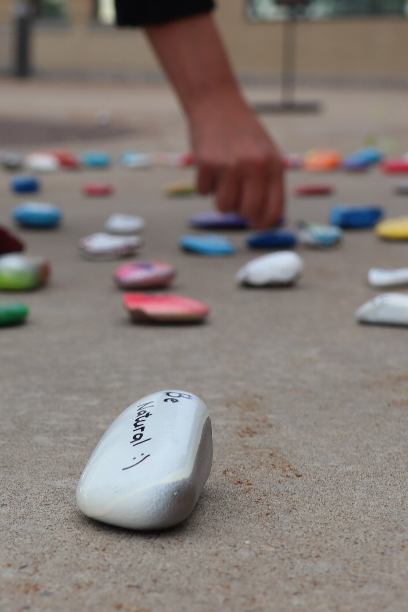 During Suicide Prevention Month, local middle schoolers teamed up with the 341st MDG to decorate rocks as a reminder that everybody matters and there are people out there who care.