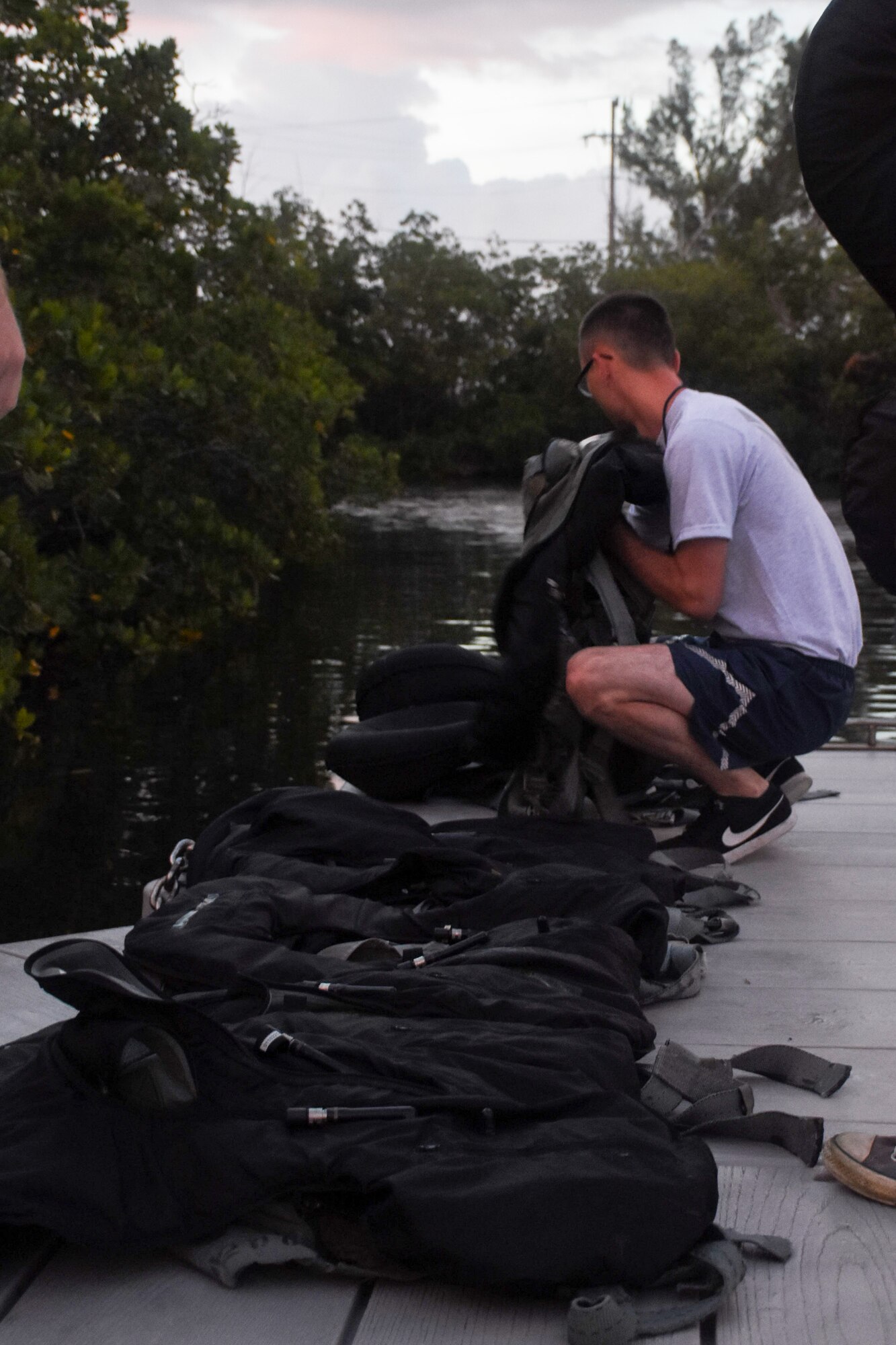 442d Operations Group Airmen conduct water survival training in Key West