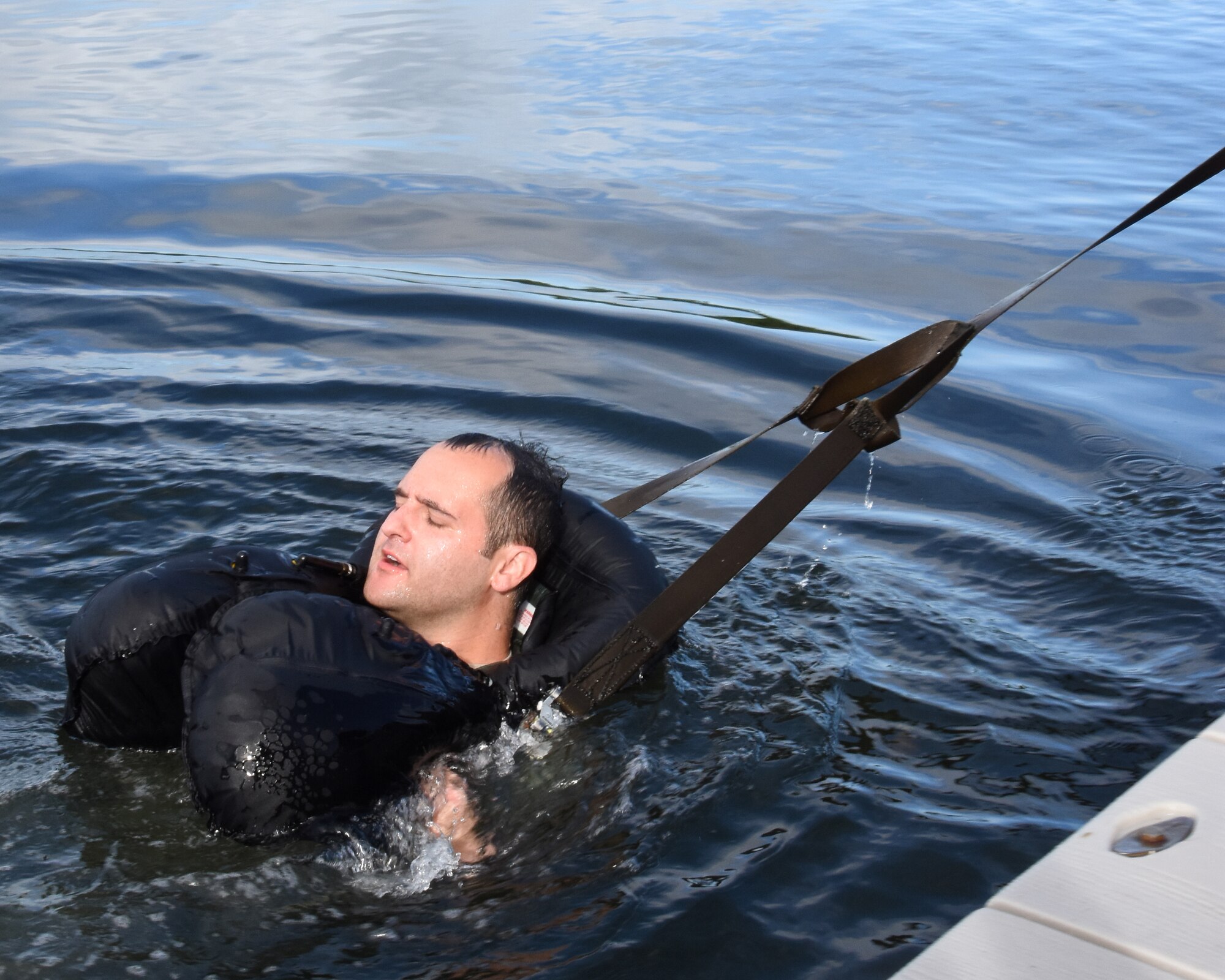 442d Operations Group Airmen conduct water survival training in Key West