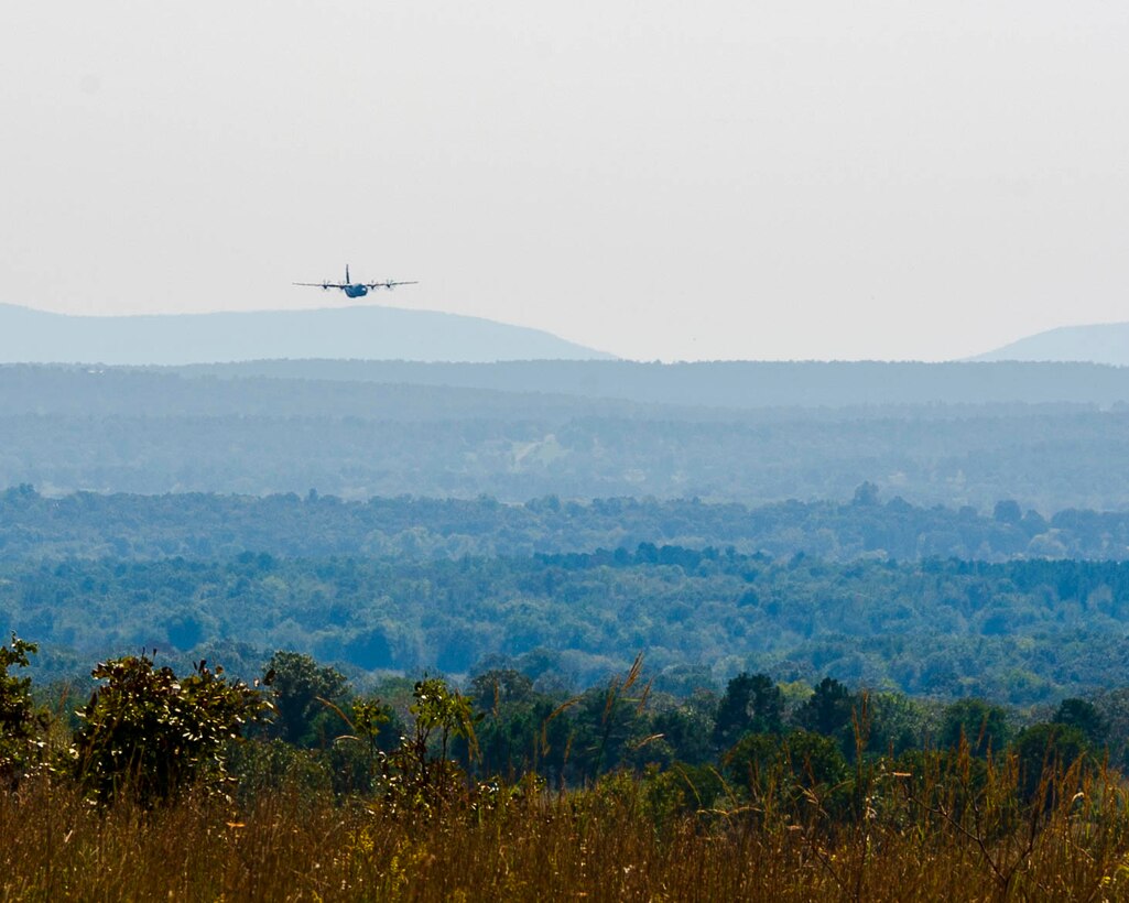 The 913th Airlift Group conducted full-spectrum readiness flying sorties, involving scenarios that required various combat airlift capabilities that could be used in current and future military responses, Oct. 5-6, 2019, at Little Rock Air Force Base, Arkansas.. Due to evolving combatant command requirements, the Air Force Reserves has increased focus on units operating effectively in degraded environments. (U.S. Air Force Reserve photo by Maj. Ashley Walker)