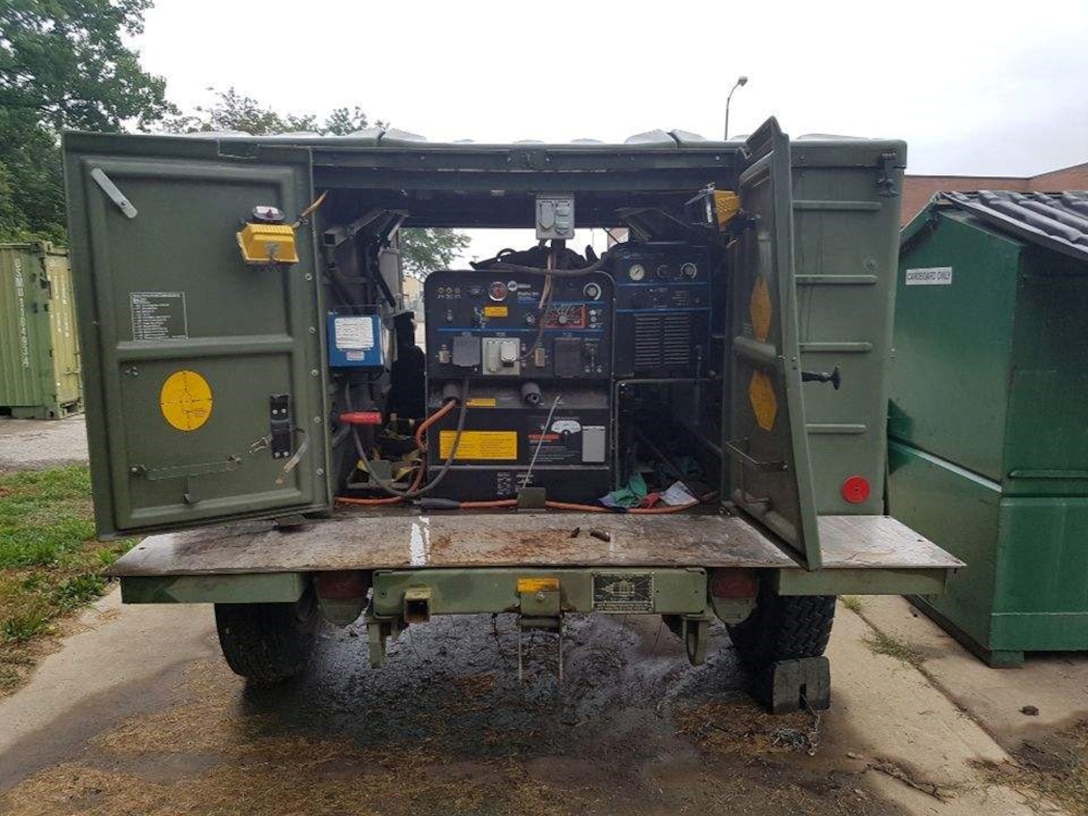 A self-contained mobile welding station will be used by some of the 1,200 fire stations in Illinois that have a partnership with the state Department of Natural Resources to get access to used and excess military equipment through the Defense Logistics Agency.
