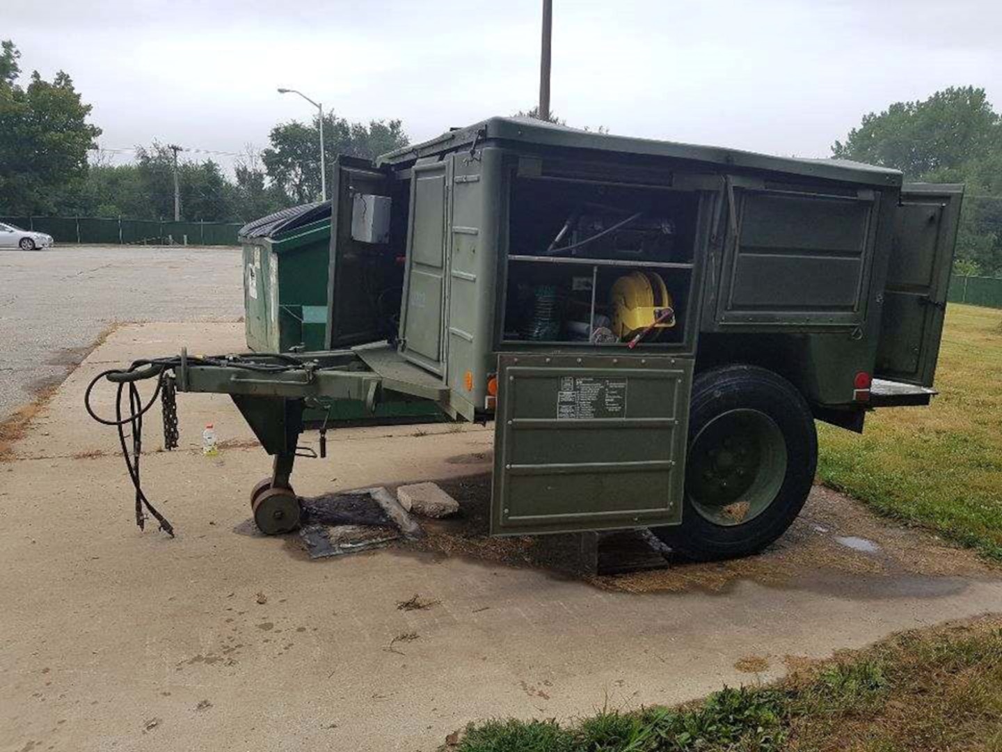 The Marine Corps’ Company C, 6th Engineering Support Battalion, headquartered in Peoria, Illinois, turned in the $42,000 mobile welding station to the DLA Disposition Services site at nearby Rock Island Arsenal.