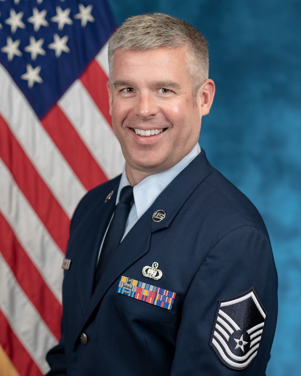 Official photo of Master Sgt. Tadd Russo, music arranger for The United States Air Force Band, Joint Base Anacostia-Bolling, Washington, D.C.