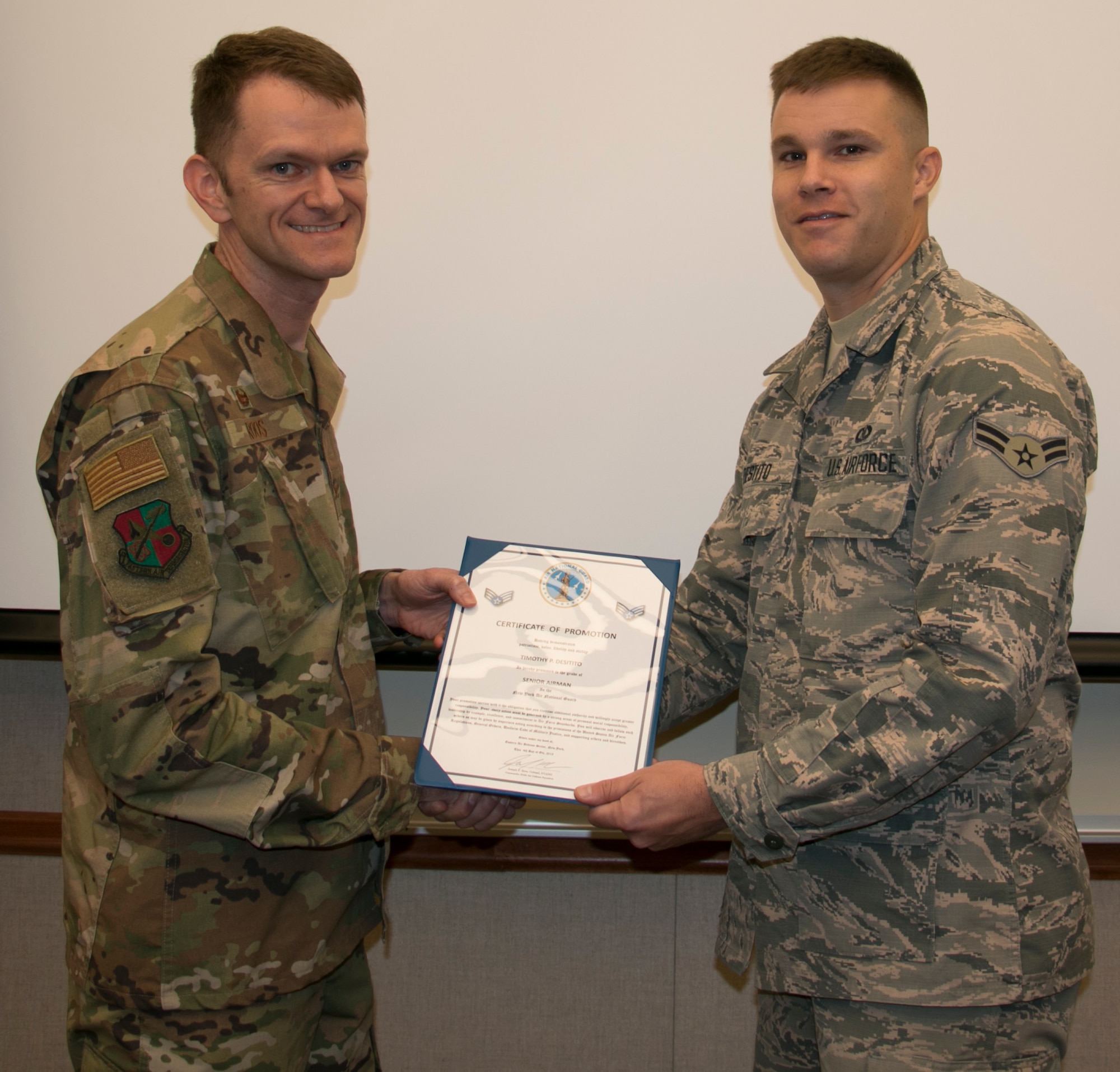 Destito Promoted to Senior Airman