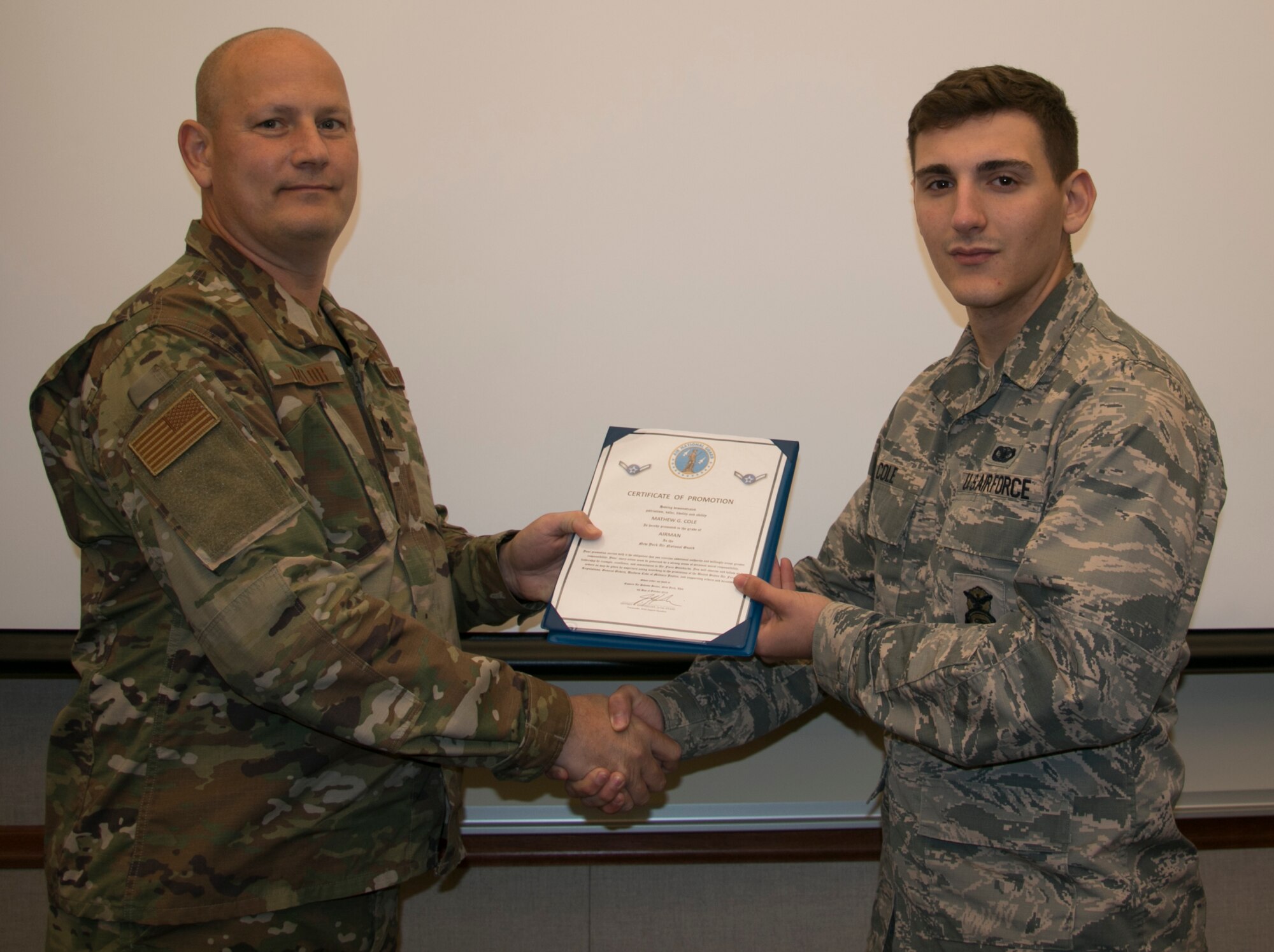 Cole Promoted to Airman