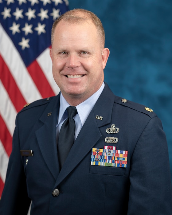 Official photo of Major Jason Plosch, director of operations for The United States Air Force Band, Washington, D.C.