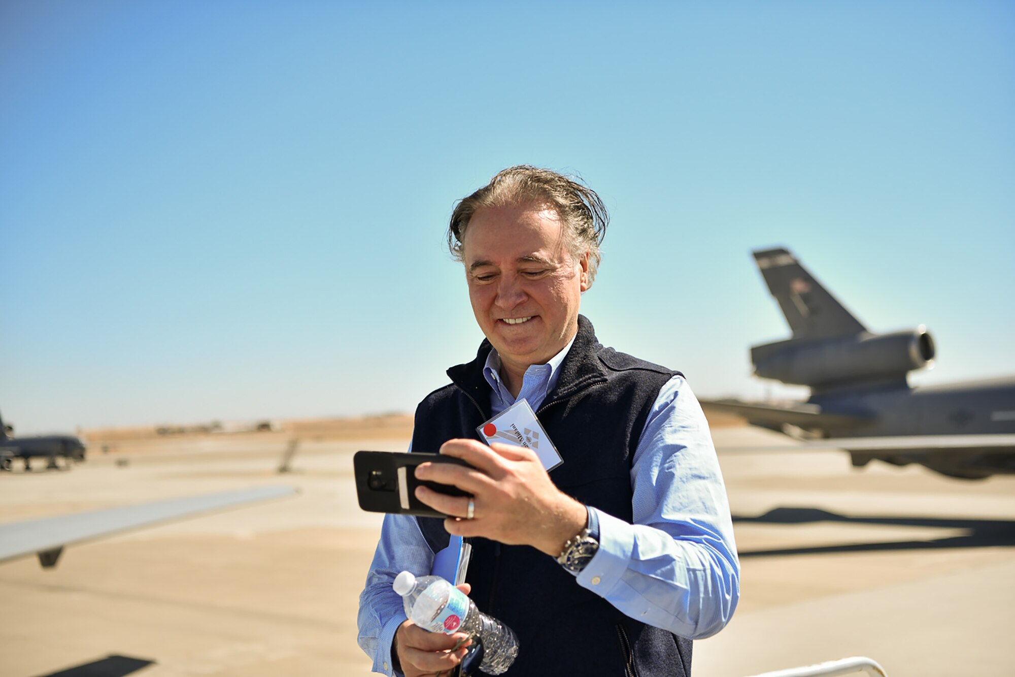 Travis Honorary Commanders were invited out to tour through the Maintenance Group facilities, Oct. 4, 2019 at Travis Air Force Base, California.