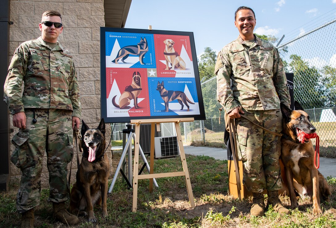 K-9 stamp dedication