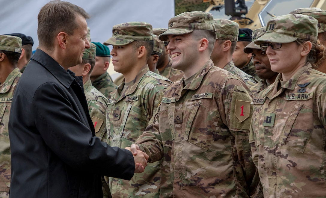US and Poland celebrate announcement of US Army Division Headquarters in Poland