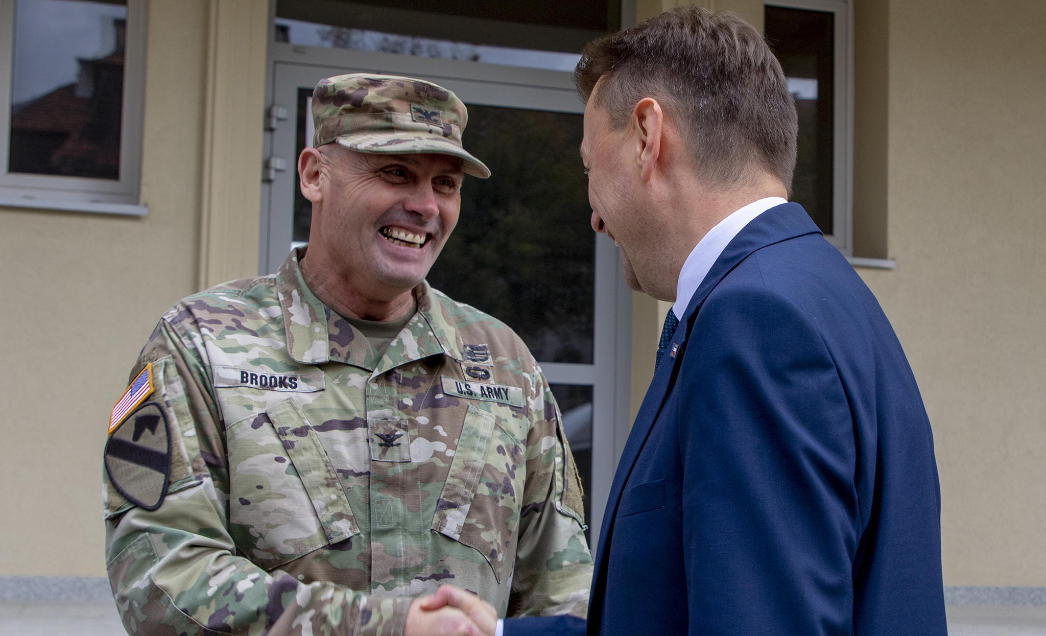 US And Poland Celebrate Announcement Of US Army Division Headquarters 